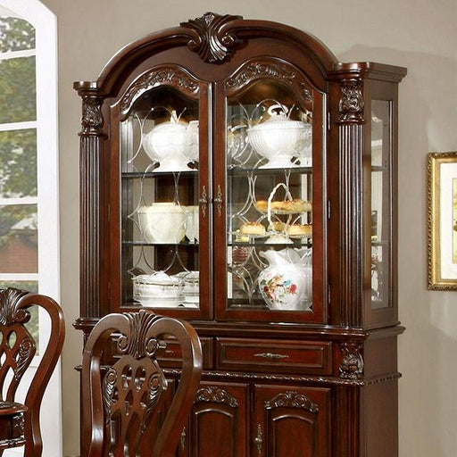 ELANA Brown Cherry Hutch & Buffet, Cherry - Olympia Furniture (Saint George, Utah)