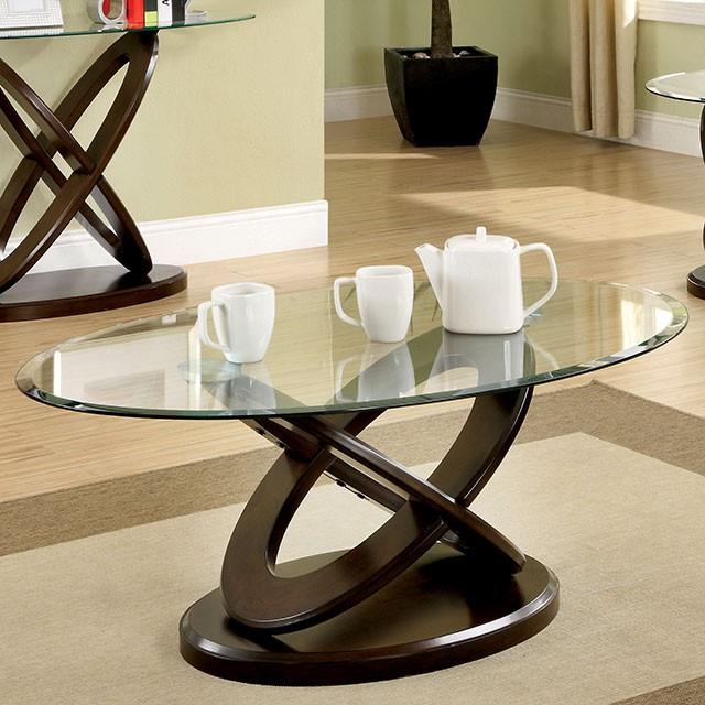Atwood II Dark Walnut Coffee Table - Olympia Furniture (Saint George, Utah)