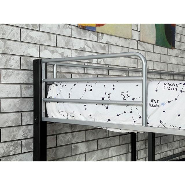 Aubrey Sand Black Twin Triple Decker Bed - Olympia Furniture (Saint George, Utah)