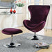 Eloise Purple Accent Chair w/ Ottoman - Olympia Furniture (Saint George, Utah)