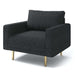 ELVERUM Chair, Black - Olympia Furniture (Saint George, Utah)