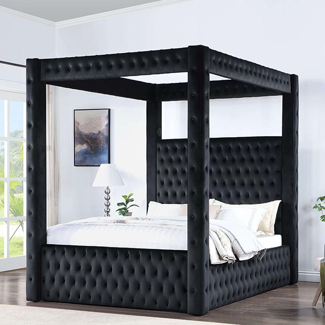 Etherea Bed Gray & Black - Olympia Furniture (Saint George, Utah)
