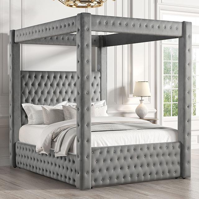 Etherea Bed Gray & Black - Olympia Furniture (Saint George, Utah)