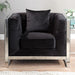 EVADNE Chair w/ Pillow, Black - Olympia Furniture (Saint George, Utah)