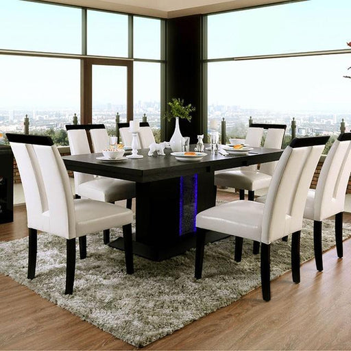 Evangeline Black/Beige Dining Table - Olympia Furniture (Saint George, Utah)
