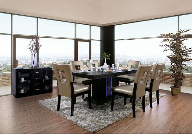 Evangeline 7 Pc Dining Table Set - Olympia Furniture (Saint George, Utah)