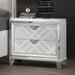 EMMELINE Night Stand w/ USB, White - Olympia Furniture (Saint George, Utah)