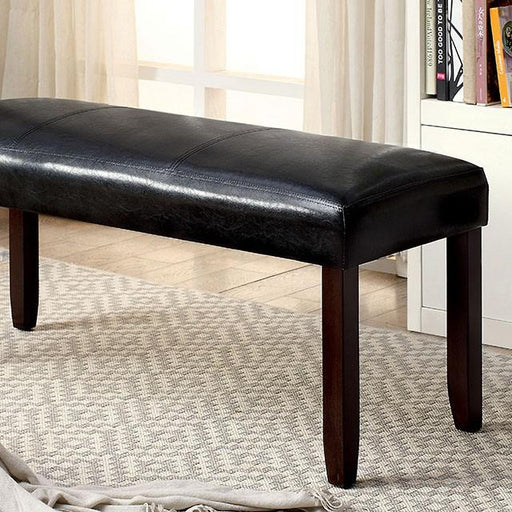 EMMONS I Dark Cherry/Espresso Bench - Olympia Furniture (Saint George, Utah)