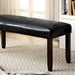 EMMONS I Dark Cherry/Espresso Bench - Olympia Furniture (Saint George, Utah)