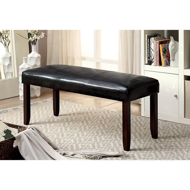 EMMONS I Dark Cherry/Espresso Bench - Olympia Furniture (Saint George, Utah)