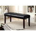 EMMONS I Dark Cherry/Espresso Bench - Olympia Furniture (Saint George, Utah)