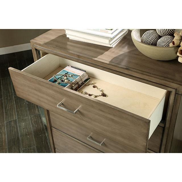 ENRICO I Gray Media Chest - Olympia Furniture (Saint George, Utah)