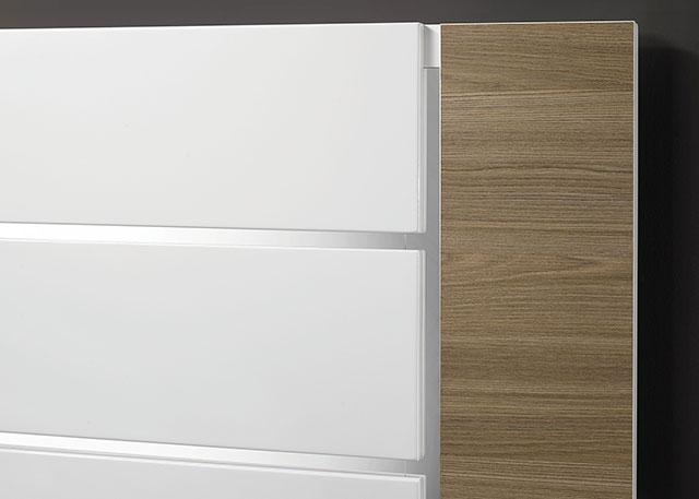 ERLANGEN Cal.King & E.King Bed, White/Natural - Olympia Furniture (Saint George, Utah)