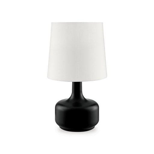 Farah Black 17"H Matte Black Table Lamp - Olympia Furniture (Saint George, Utah)