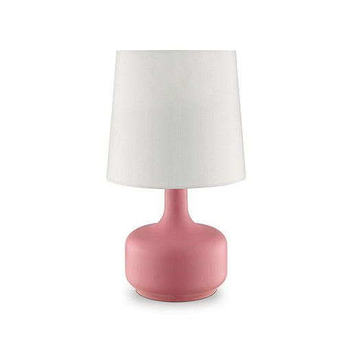 Farah Pink 17"H Matte Pink Table Lamp - Olympia Furniture (Saint George, Utah)