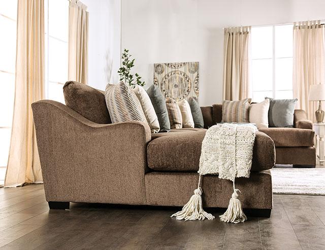 FARRINGDON Sectional, Brown - Olympia Furniture (Saint George, Utah)