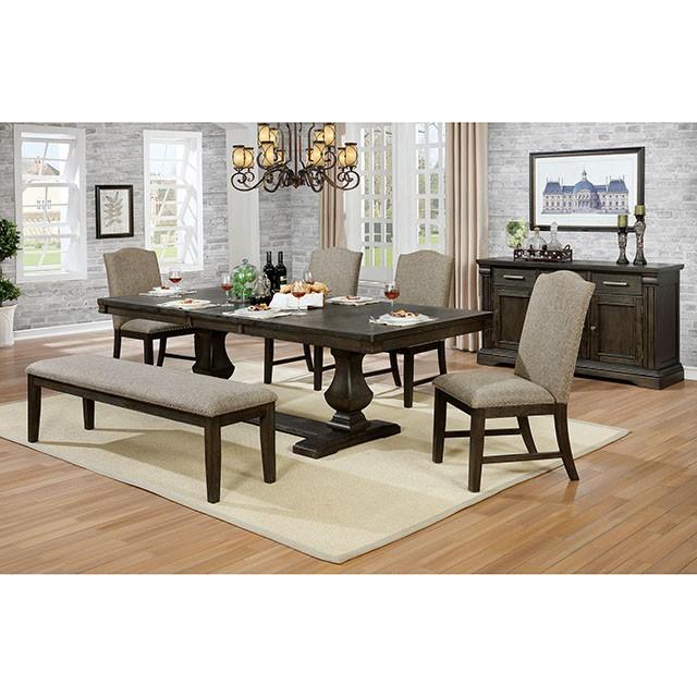 Faulk Dining Table Set with Bench - Olympia Furniture (Saint George, Utah)