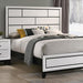 Errico Bed Grey & White - Olympia Furniture (Saint George, Utah)