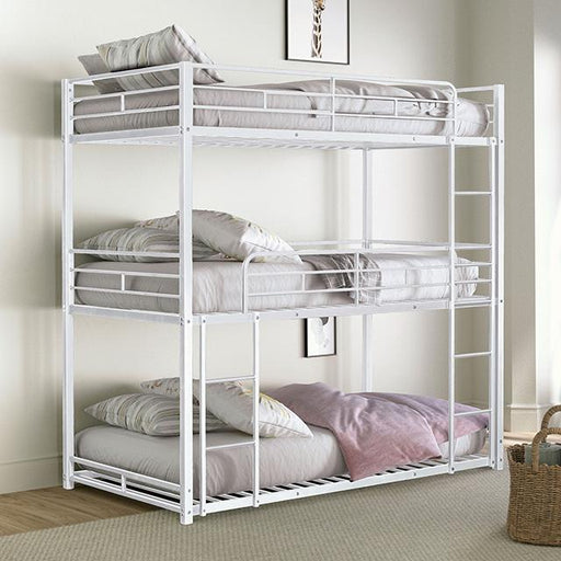 Felgu Triple Twin Metal Bunkbed - Olympia Furniture (Saint George, Utah)