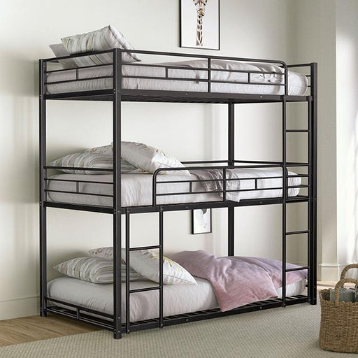 Felgu Triple Twin Metal Bunkbed - Olympia Furniture (Saint George, Utah)