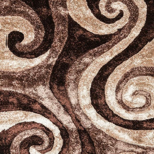 Fermont Brown Beige 5' X 8' Area Rug - Olympia Furniture (Saint George, Utah)