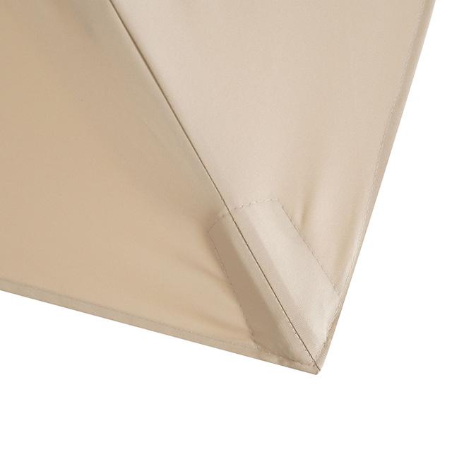 Fida 8 Ft Square Umbrella w/ Double Top + 37" Large Base - Olympia Furniture (Saint George, Utah)