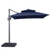 Fida 8 Ft Square Umbrella w/ Double Top + 37" Large Base - Olympia Furniture (Saint George, Utah)