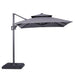 Fida 8 Ft Square Umbrella w/ Double Top + 37" Large Base - Olympia Furniture (Saint George, Utah)