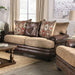 Fletcher Brown/Tan Love Seat - Olympia Furniture (Saint George, Utah)