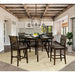 Flick Rustic Oak Counter Ht. Table - Olympia Furniture (Saint George, Utah)