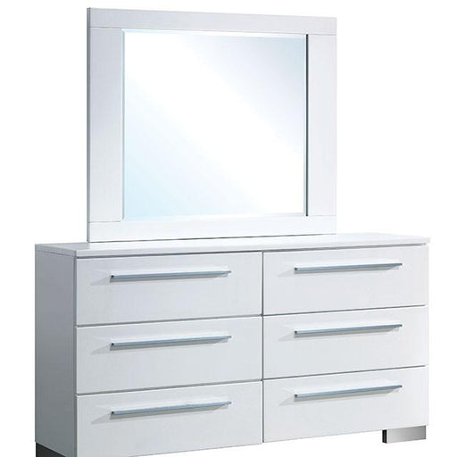 CLEMENTINE Glossy White Dresser - Olympia Furniture (Saint George, Utah)