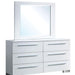 CLEMENTINE Glossy White Dresser - Olympia Furniture (Saint George, Utah)
