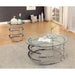 Clonmel End Table, Chrome - Olympia Furniture (Saint George, Utah)