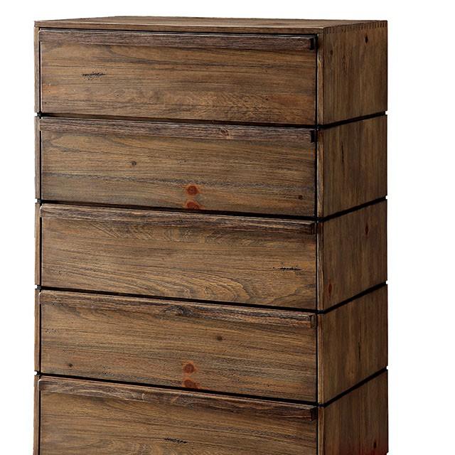 COIMBRA Rustic Natural Tone Chest - Olympia Furniture (Saint George, Utah)