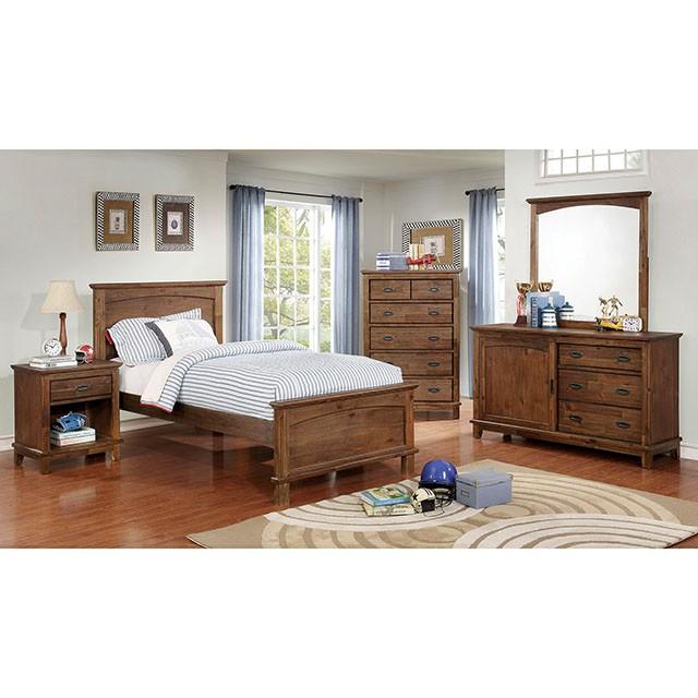 Colin Dark Oak Mirror - Olympia Furniture (Saint George, Utah)