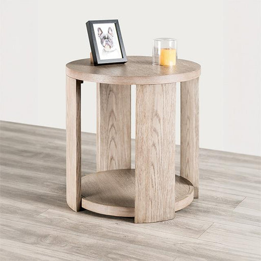 Conisbrough Round End Table - Olympia Furniture (Saint George, Utah)