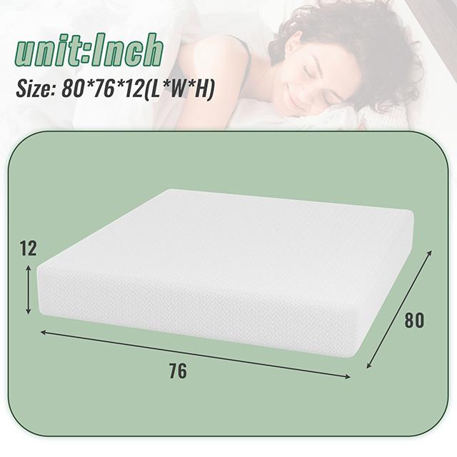 Coreopsis 12" E.King Memory Foam Wave Comfort - Olympia Furniture (Saint George, Utah)