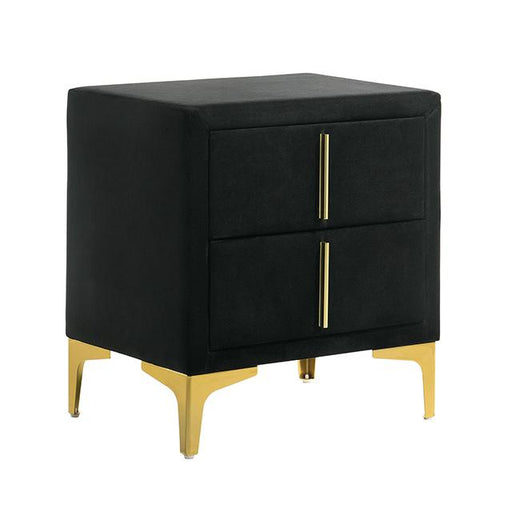 FLORIZEL Night Stand, Black - Olympia Furniture (Saint George, Utah)