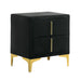 FLORIZEL Night Stand, Black - Olympia Furniture (Saint George, Utah)