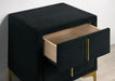 FLORIZEL Night Stand, Black - Olympia Furniture (Saint George, Utah)