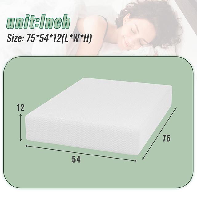 Coreopsis 12" Full Memory Foam Wave Comfort - Olympia Furniture (Saint George, Utah)