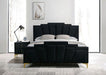 Florizel Bed Black & Red - Olympia Furniture (Saint George, Utah)