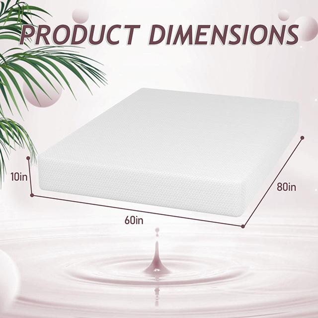 Forsythia 10" Queen Green Tea Gel Memory Foam - Olympia Furniture (Saint George, Utah)