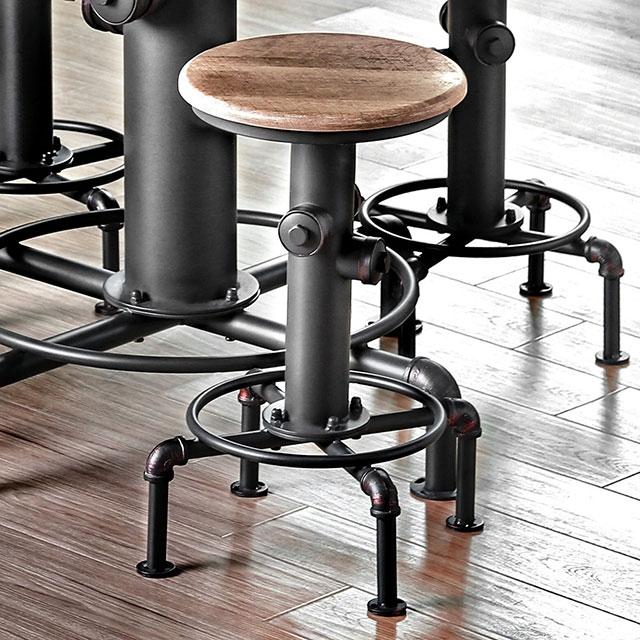 Foskey Antique Black Dining Table - Olympia Furniture (Saint George, Utah)