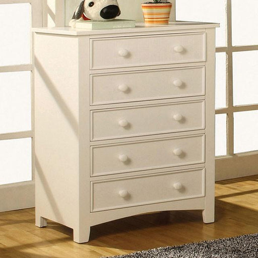 Corry White Chest - Olympia Furniture (Saint George, Utah)