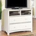 Corry White Media Chest - Olympia Furniture (Saint George, Utah)