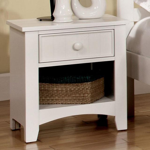 Corry White Night Stand - Olympia Furniture (Saint George, Utah)