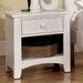 Corry White Night Stand - Olympia Furniture (Saint George, Utah)