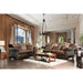 Franklin Dark Brown/Tan Sofa, Dark Brown - Olympia Furniture (Saint George, Utah)