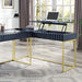 FREIBURG Corner Desk, Antique Blue - Olympia Furniture (Saint George, Utah)